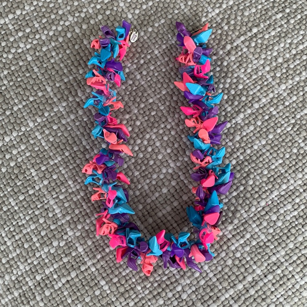Sara gallo Barbie shoe necklace